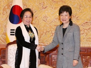 Vize-Staatspräsidentin trifft neue südkoreanische Präsidentin  - ảnh 1