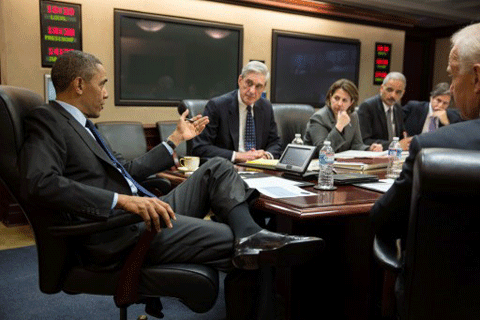 US-Präsident Barack Obama tagt mit hochrangigen Sicherheitsleuten - ảnh 1