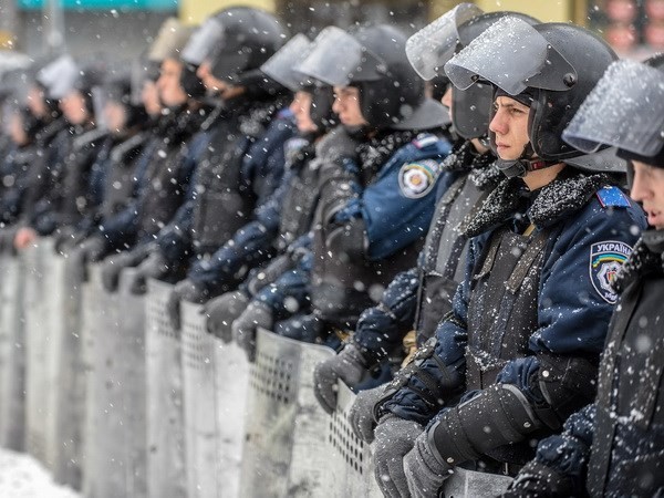 Ukraine schließt Gewalt gegen Demonstranten aus - ảnh 1