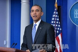 US-Präsident Barack Obama legt Staatshaushalt für 2015 vor - ảnh 1