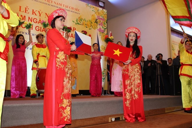 Feier zum 65. Jahrestag der Aufnahme diplomatischer Beziehung zwischen Vietnam und Tschechien - ảnh 1