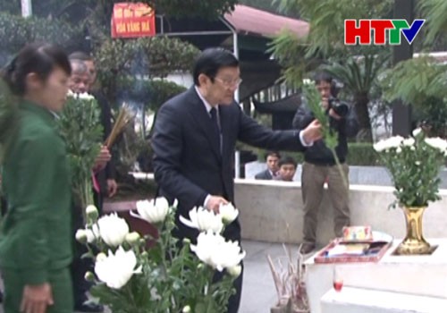 Staatspräsident: Provinz Ha Tinh soll landwirtschaftliche Restrukturierung verstärken - ảnh 1