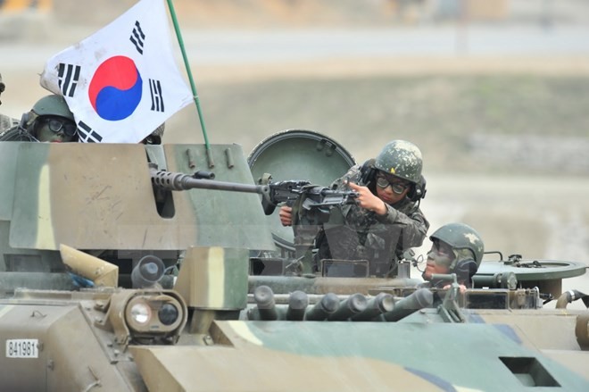 Südkorea und die USA bestimmen Termin für ihr gemeinsames Manöver  - ảnh 1