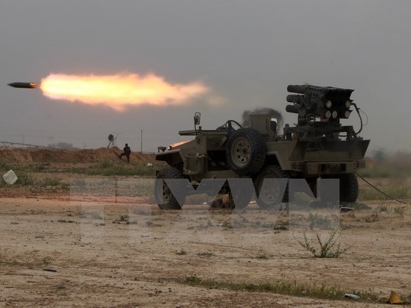 Frankreich führt zum ersten Mal Luftangriff auf IS-Stellungen im Irak - ảnh 1
