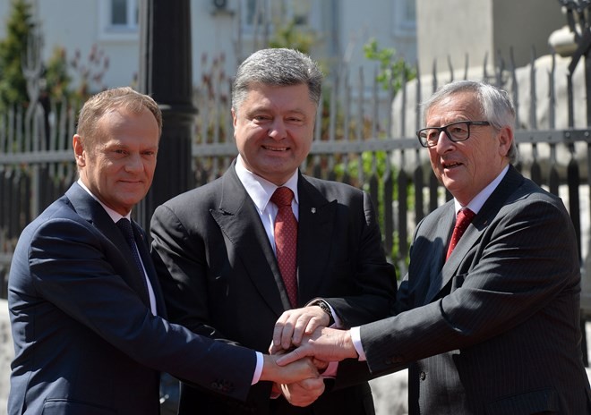 Das EU-Ukraine-Gipfeltreffen in Kiew - ảnh 1