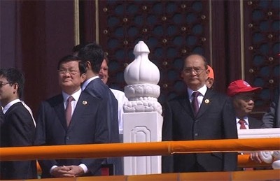 Staatspräsident Truong Tan Sang nimmt an Feier zum Sieg gegen den Nationalsozialismus in Peking teil - ảnh 1