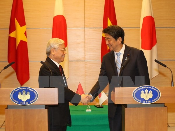 Der Besuch des KPV-Generalsekretärs Nguyen Phu Trong steht in Schlagzeilen der japanischen Presse - ảnh 1