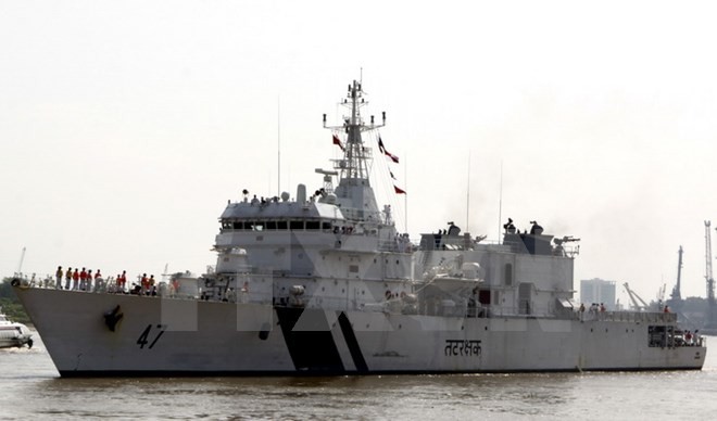 Das Schiff der indischen Küstenwache zu Gast in Vietnam - ảnh 1