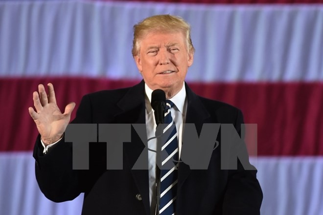Der designierte US-Präsident Donald Trump bereitet sich auf historische Rede zum Amtsantritt vor - ảnh 1