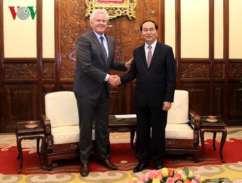 Staatspräsident Tran Dai Quang empfängt den Vorstandsvorsitzenden von General Electric - ảnh 1
