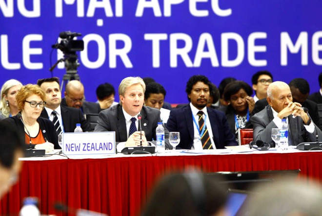 Die Minister treffen sich auf der Sitzung zur Förderung des TPP-Abkommens - ảnh 1