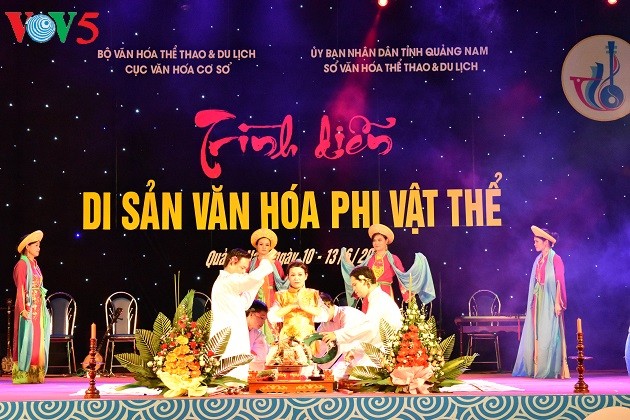Eröffnung des Festivals der immateriellen Kulturschätze in Quang Nam - ảnh 1