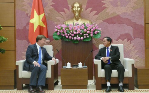 Vize-Parlamentspräsident Do Ba Ty empfängt die Delegation des US-Ausschusses für Streitkräfte - ảnh 1