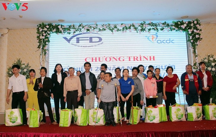 Feier zum 20. Jahrestag der Menschen mit Behinderungen in Vietnam - ảnh 1