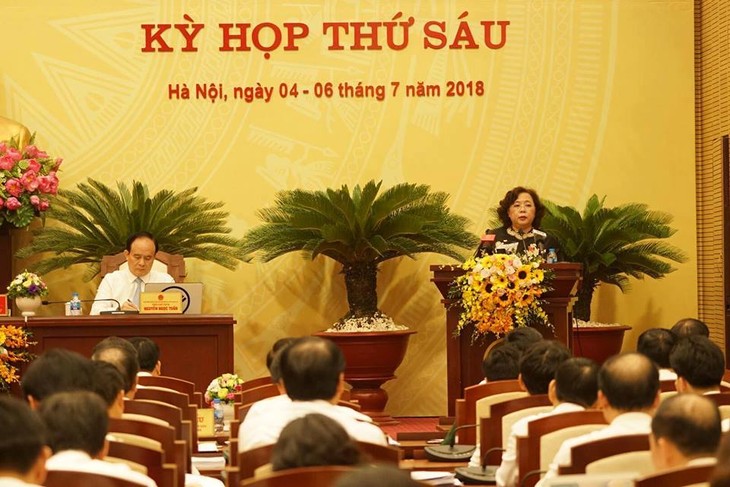 Abschluss der Sitzung des Volksrates von Hanoi - ảnh 1