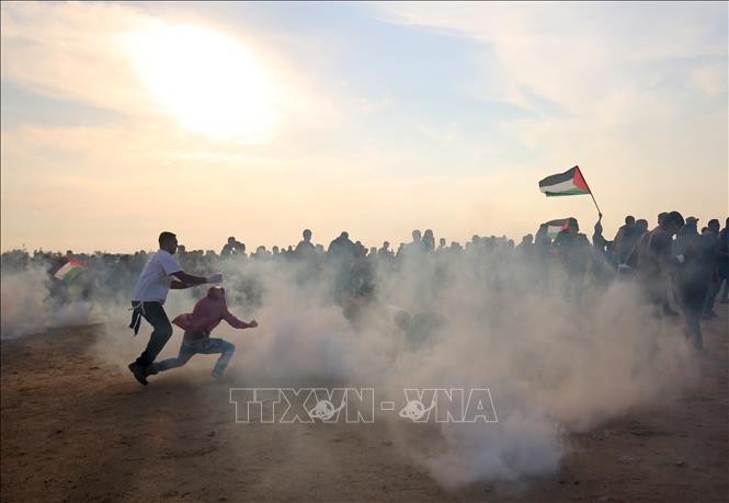 Die Spannung im Gazastreifen eskaliert  - ảnh 1