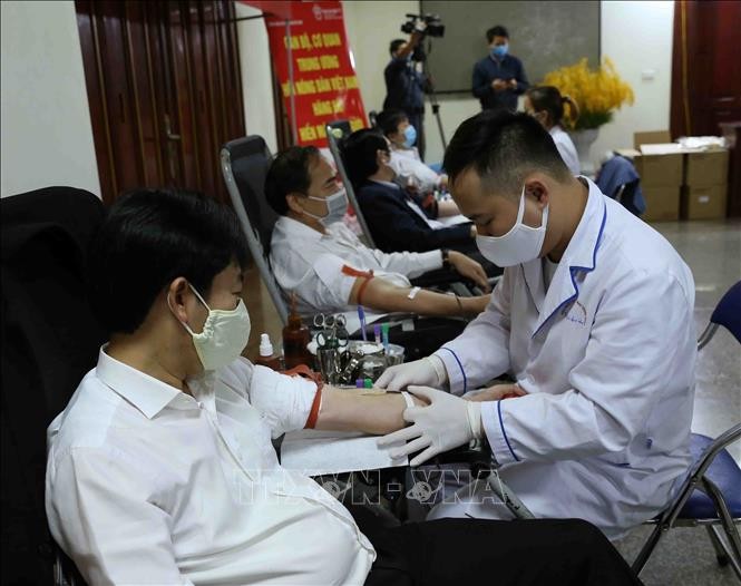 Der Bauern-Verband Vietnams organisiert den Tag der Blutspende 2020 - ảnh 1