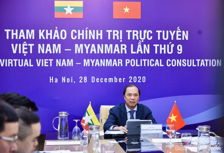 Politische Konsultation zwischen Vietnam und Myanmar  - ảnh 1