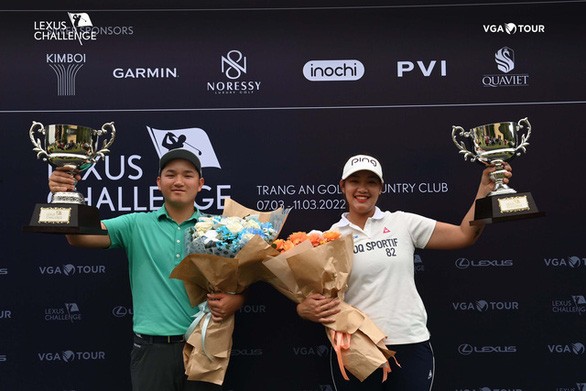 Nguyen Anh Minh und Nguyen Thao My gewinnen den Meistertitel bei Golfturnier Lexus Challenge 2022 - ảnh 1