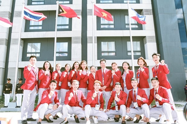 Hissen der Flagge bei den Südostasienspiele am 11. Mai - ảnh 1