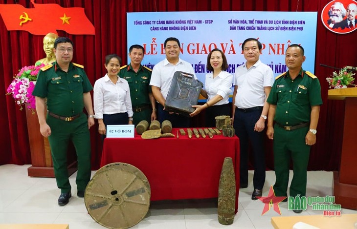 Das Museum für den Sieg in Dien Bien Phu erhält mehr als 20 Gegenstände  - ảnh 1