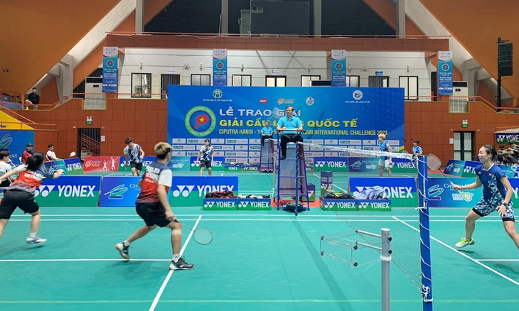 Eröffnung des Badmintonturniers Ciputra Hanoi - Yonex Sunrise 2023 - ảnh 1