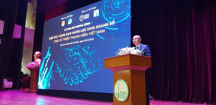 Verbesserung der digitalen Geschäftsfähigkeit für 20 Millionen junge Vietnamesen - ảnh 1