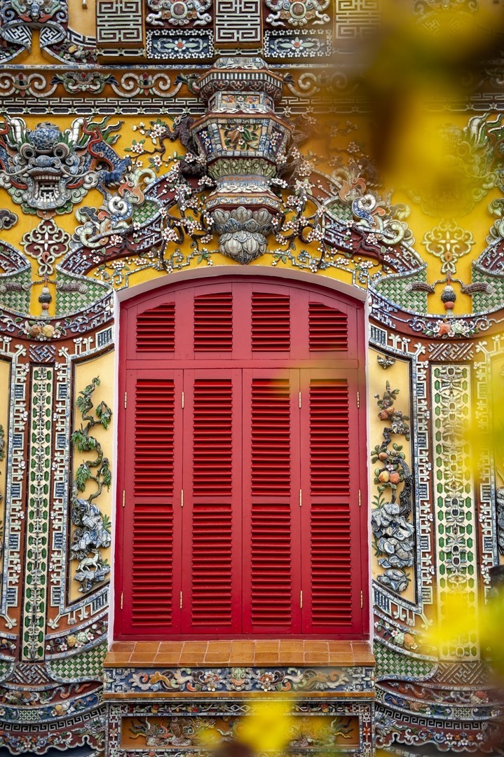 Palast Kien Trung wird Besucher zum Neujahrsfest empfangen - ảnh 3