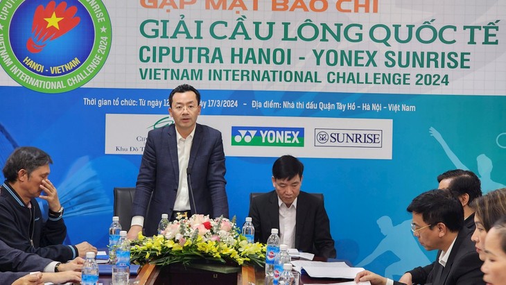 Mehr als 300 Sportler nehmen am internationalen Badminton-Turnier Ciputra Hanoi 2024 teil - ảnh 1