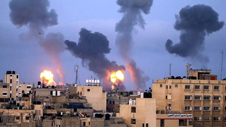 Joe Biden et Benjamin Netanyahu discutent de mesures humanitaires pour Gaza - ảnh 1