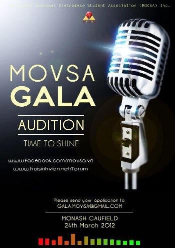 Chung kết Movsa Gala 2012- cuộc thi “Tiếng hát sinh viên Melbourne” - ảnh 1
