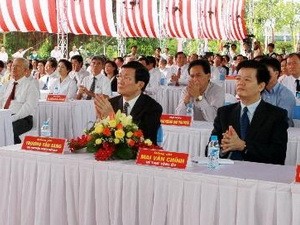 Chủ tịch nước dự lễ kỷ niệm 110 năm ngày sinh nhà cách mạng Châu Văn Liêm - ảnh 1