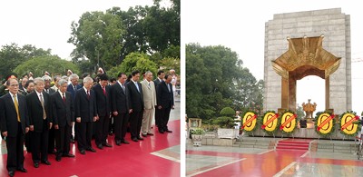 Lãnh đạo Đảng, Nhà nước viếng Lăng Chủ tịch Hồ Chí Minh - ảnh 2