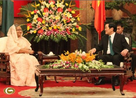 Tổng bí thư và Chủ tịch nước tiếp Thủ tướng Bangladesh Sheikh Hasina  - ảnh 3
