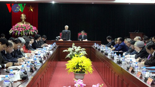 Tổng Bí thư Nguyễn Phú Trọng thăm, làm việc tại Sơn La - ảnh 1