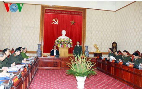 Thủ tướng  Nguyễn Tấn Dũng làm việc với Đảng ủy Công an Trung ương  - ảnh 1