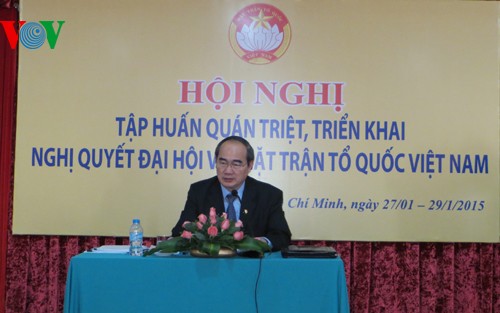 Ủy ban Trung ương Mặt trận Tổ quốc Việt Nam tổ chức triển khai Nghị quyết Đại hội lần thứ 8 - ảnh 1
