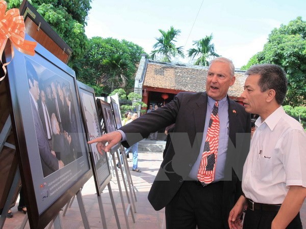 Tiệc chiêu đãi Kỷ niệm 20 năm bình thường hóa quan hệ ngoại giao Việt Nam-Hoa Kỳ  - ảnh 1