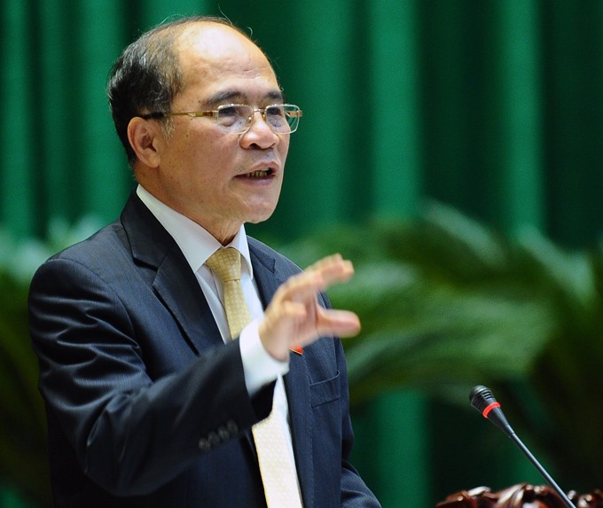 Chủ tịch Quốc hội Nguyễn Sinh Hùng tiếp Giám đốc WB tại Việt Nam - ảnh 1