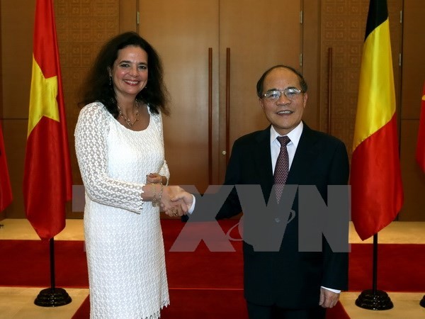 Chủ tịch Thượng viện Vương quốc Bỉ kết thúc chuyến thăm chính thức Việt Nam  - ảnh 1