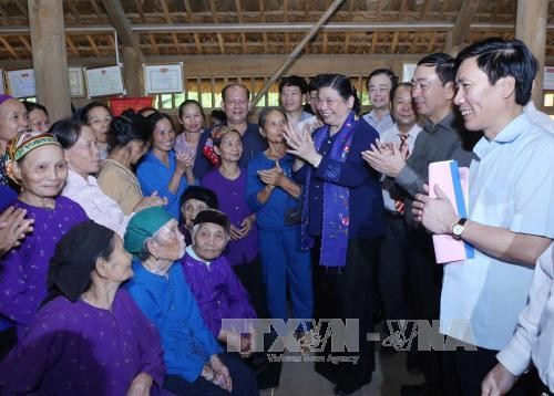Phó Chủ tịch Quốc hội Tòng Thị Phóng thăm và làm việc tại tỉnh Thái Nguyên  - ảnh 1