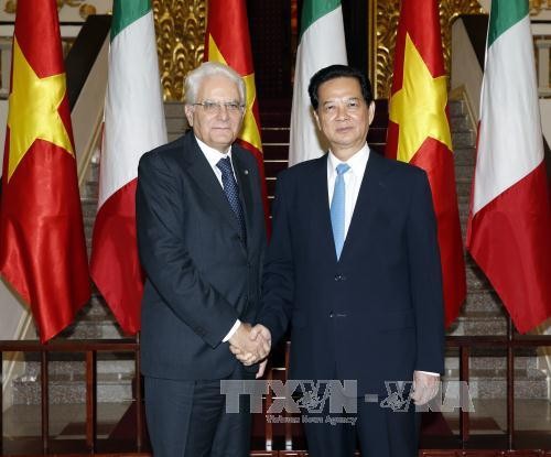 Tổng thống Italia Sergio Mattarella kết thúc tốt đẹp chuyến thăm cấp Nhà nước tới Việt Nam - ảnh 1