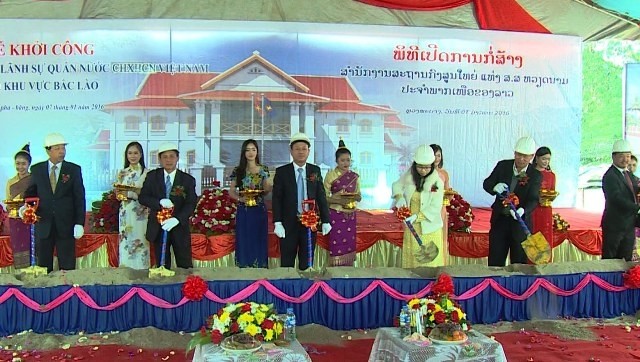 Khởi công xây dựng trụ sở Tổng Lãnh sự quán Việt Nam tại Bắc Lào  - ảnh 1