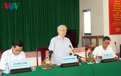 Генсек ЦК КПВ Нгуен Фу Чонг совершил рабочую поездку в провинцию Шокчанг - ảnh 1