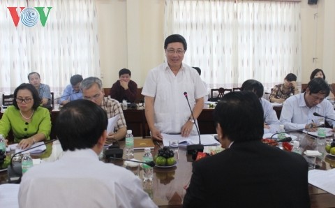 Вице-премьер СРВ Фам Бинь Минь совершил рабочую поездку на плато Тэйнгуен - ảnh 1