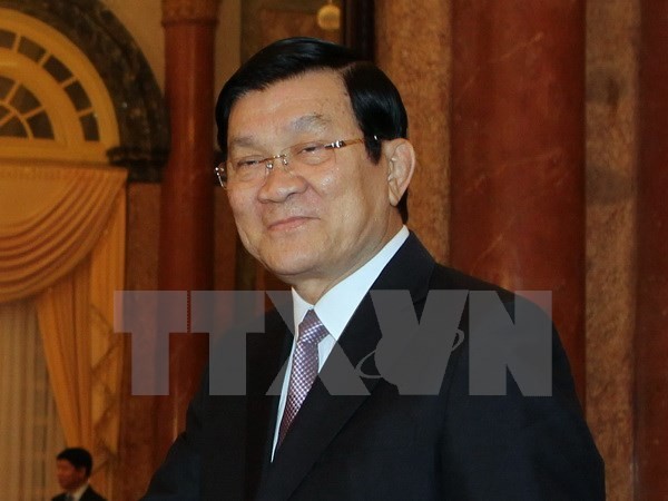 Президент СРВ Чыонг Тан Шанг принимает участие в саммите стран Азии и Африки - ảnh 1