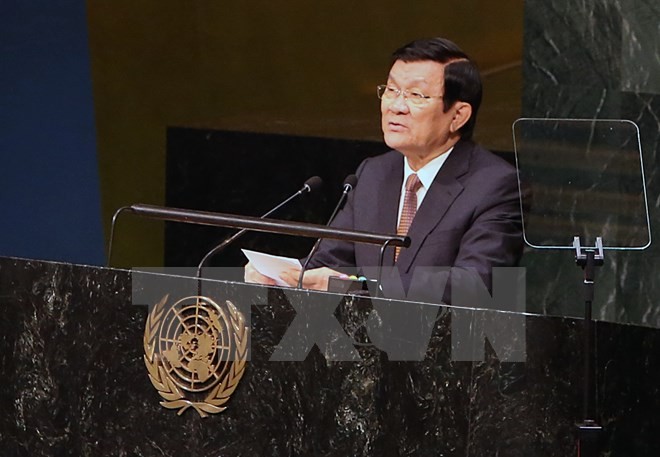 Президент СРВ выступил на саммите по миротворческой деятельности ООН - ảnh 1