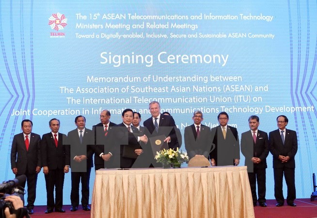 АСЕАН и МСЭ подписали памятный протокол о сотрудничестве в сфере ИТ - ảnh 1