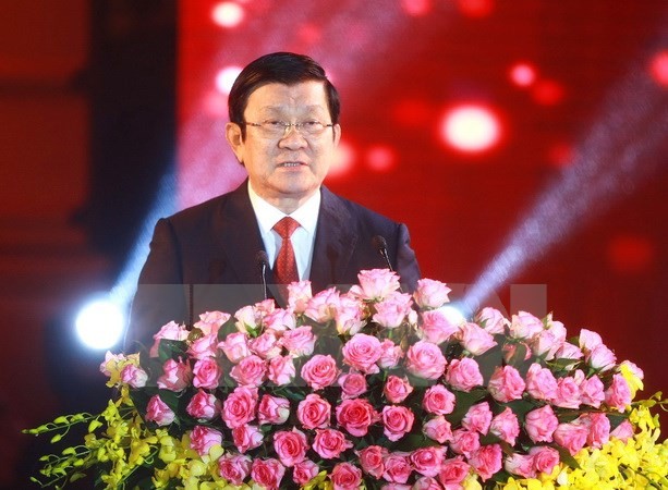 Новогоднее обращение президента СРВ Чыонг Тан Шанга - ảnh 1