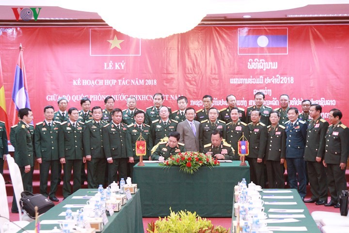 Активизация оборонного сотрудничества между Вьетнамом и Лаосом - ảnh 1